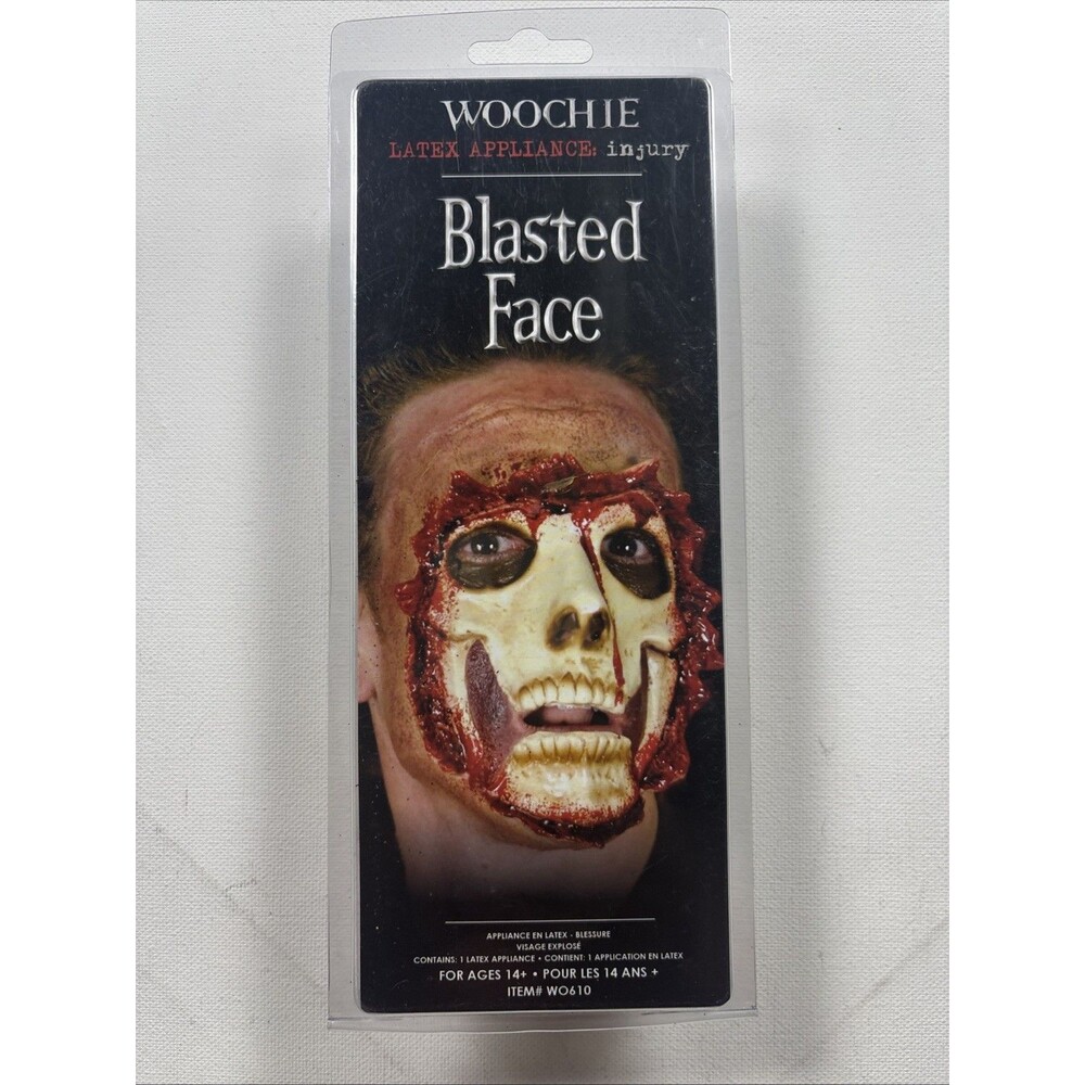 Woochie by Cinema Secrets Blasted Face Latex Appliance One Size